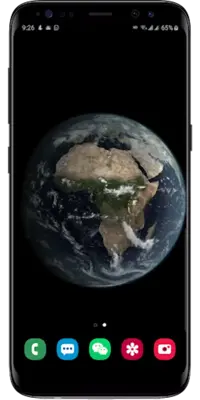 3D Rotating Earth Wallpaper android App screenshot 1