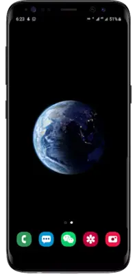 3D Rotating Earth Wallpaper android App screenshot 3