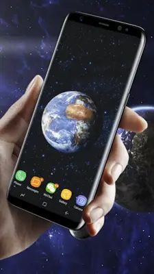 3D Rotating Earth Wallpaper android App screenshot 8